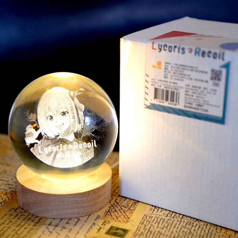 莉可麗絲 水晶球夜燈 - Microworks ACG