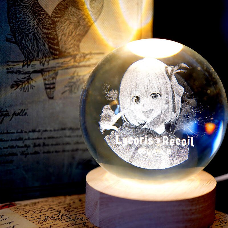 莉可麗絲 水晶球夜燈 - Microworks ACG