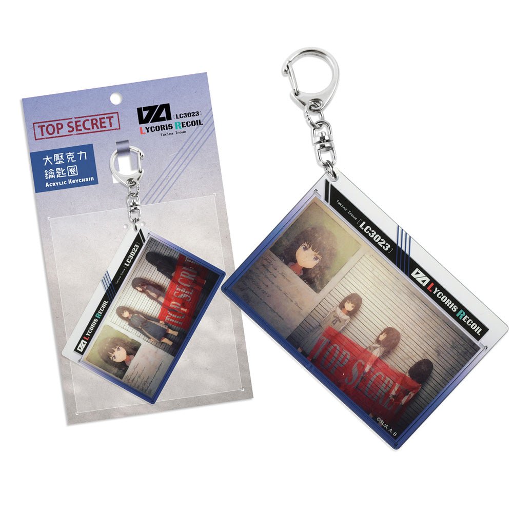 莉可麗絲 鎖匙扣(大造型旋轉) F款 瀧奈2 - Microworks ACG