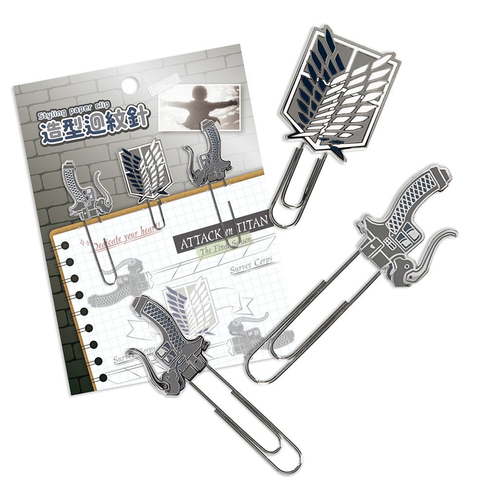 進擊的巨人 迴紋針(造型) A款 - Microworks ACG