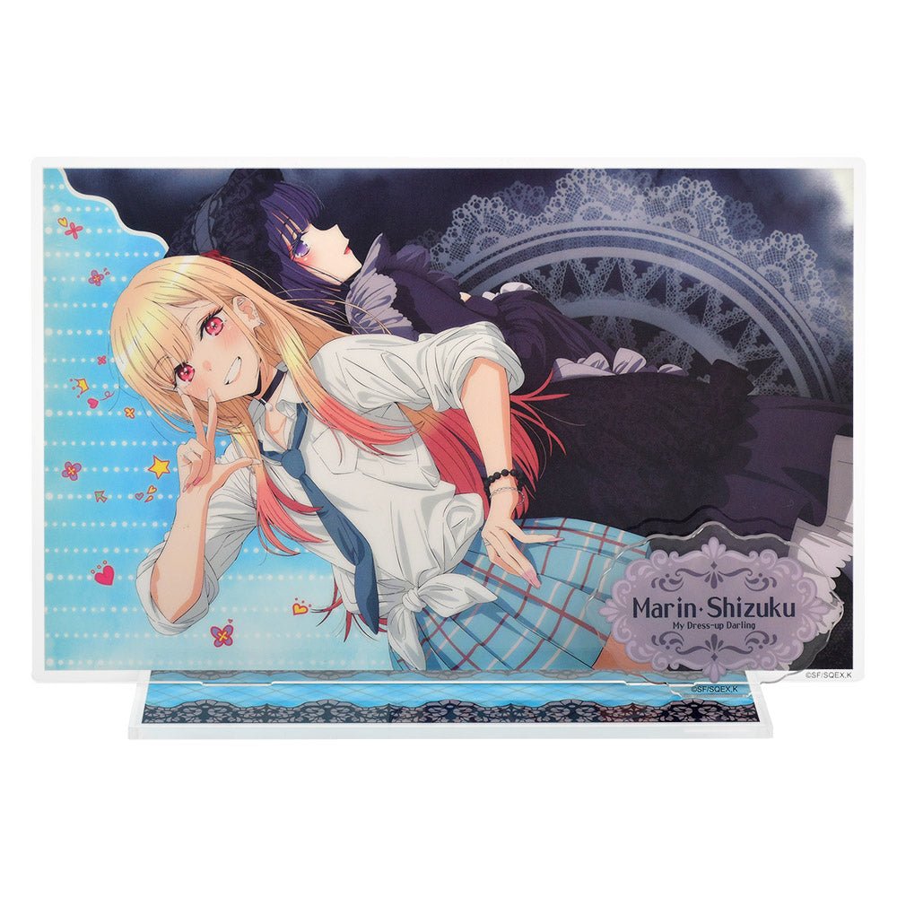 戀上換裝娃娃 壓克力立牌(大全圖) B款 海夢+雫 - Microworks ACG