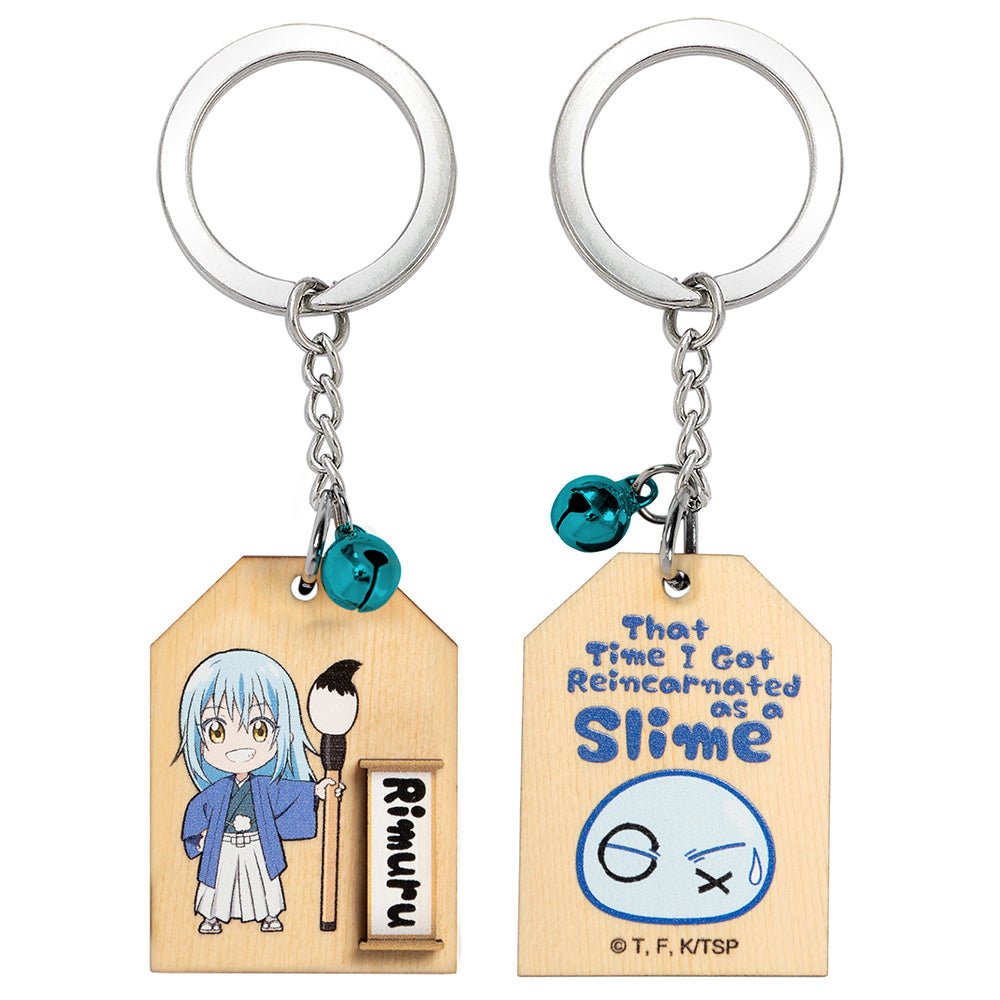 轉生史萊姆 鎖匙扣(原木御守) C款 利+史 - Microworks ACG