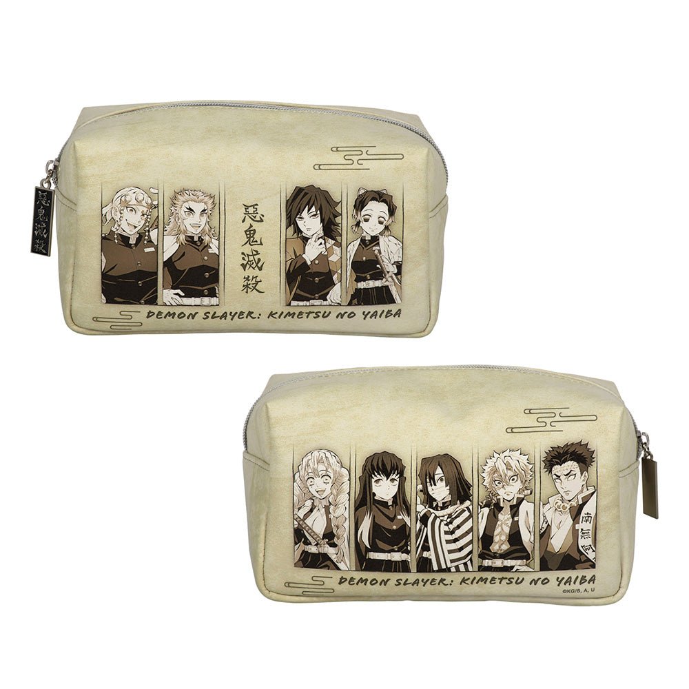 鬼滅之刃 皮質隨身收納包 A款 九柱 - Microworks ACG