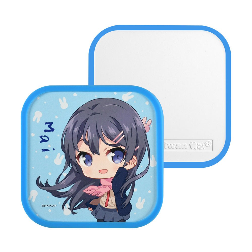 青春豬頭少年不會夢到嬌憐外出妹 方型吸水杯墊 A款 學姊 - Microworks ACG