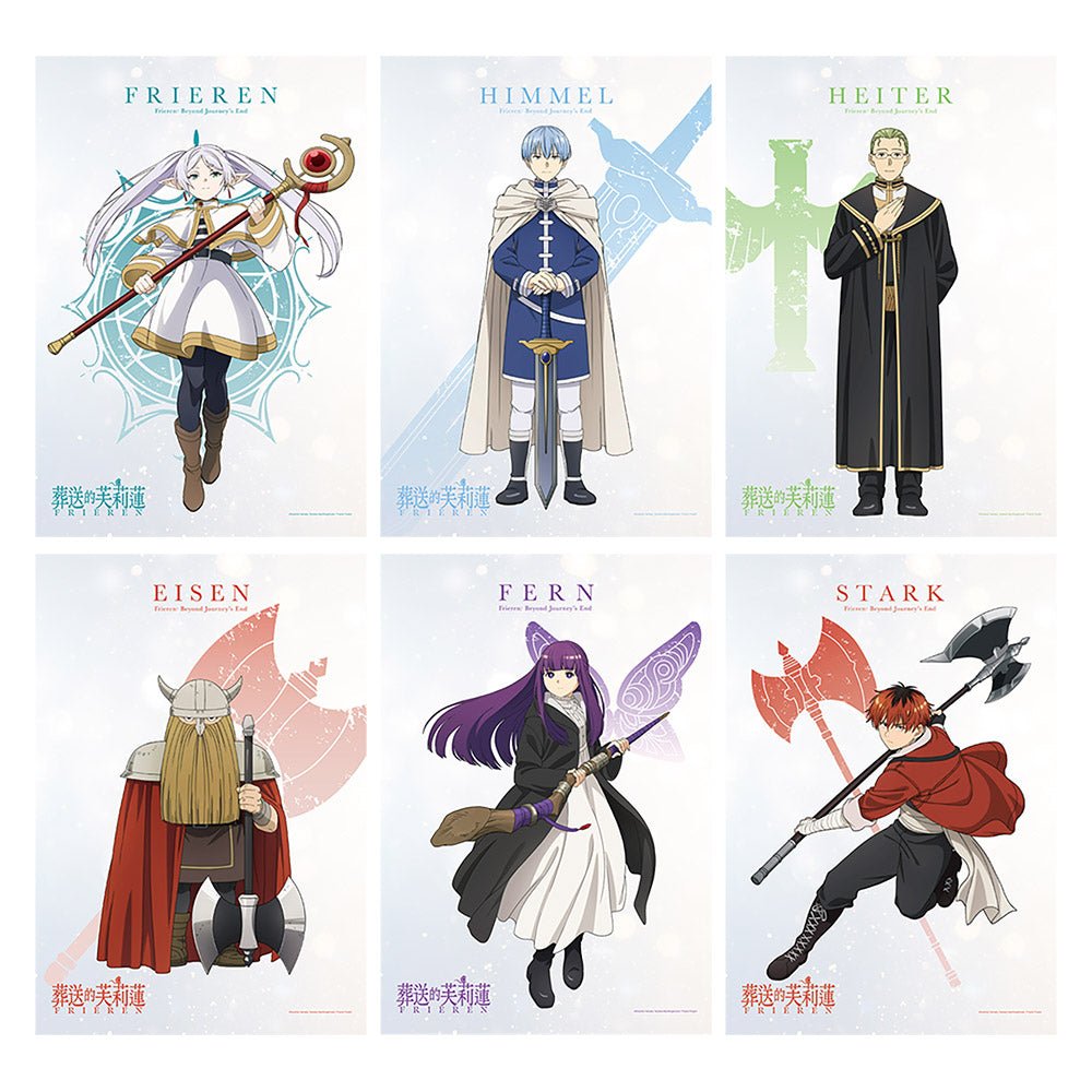 葬送的芙莉蓮 銀箔海報(6入) A款 綜合 - Microworks ACG