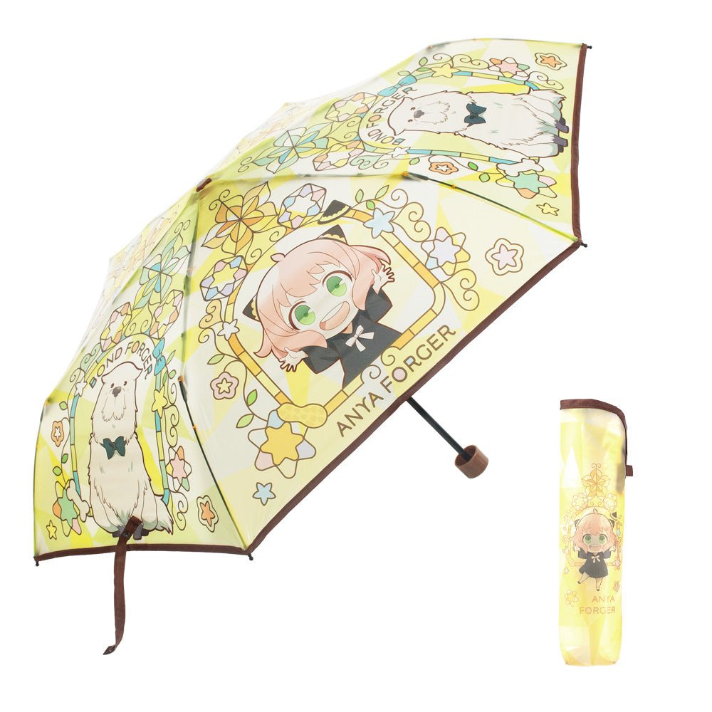 SPY×FAMILY 間諜家家酒 透明傘(彩繪玻璃風) A款 安+彭 - Microworks ACG