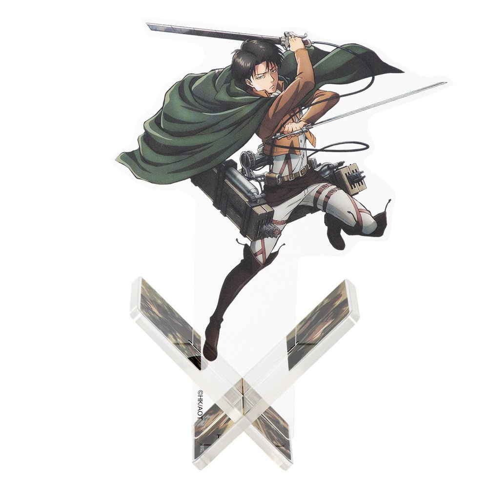 進擊的巨人 壓克力牌(跳框) A款 里維 - Microworks ACG