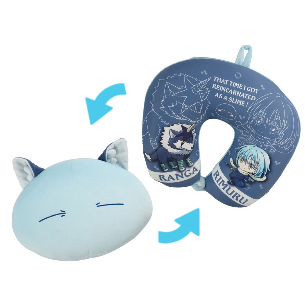 轉生史萊姆 玩偶翻轉頸枕 A款 嵐史 - Microworks ACG