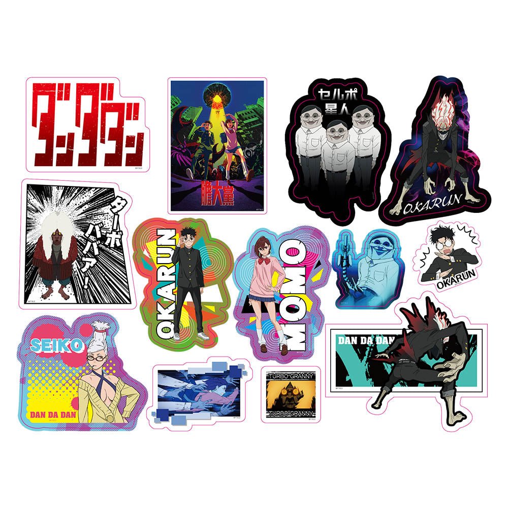 DAN DA DAN 膽大黨 行李箱貼組 A款 綜合 - Microworks ACG