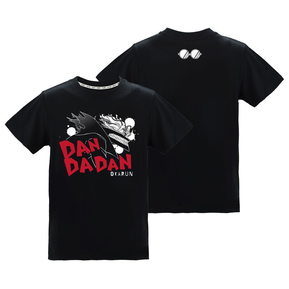 DAN DA DAN 膽大黨 潮流T-shirt 高倉健 黑色 - Microworks ACG