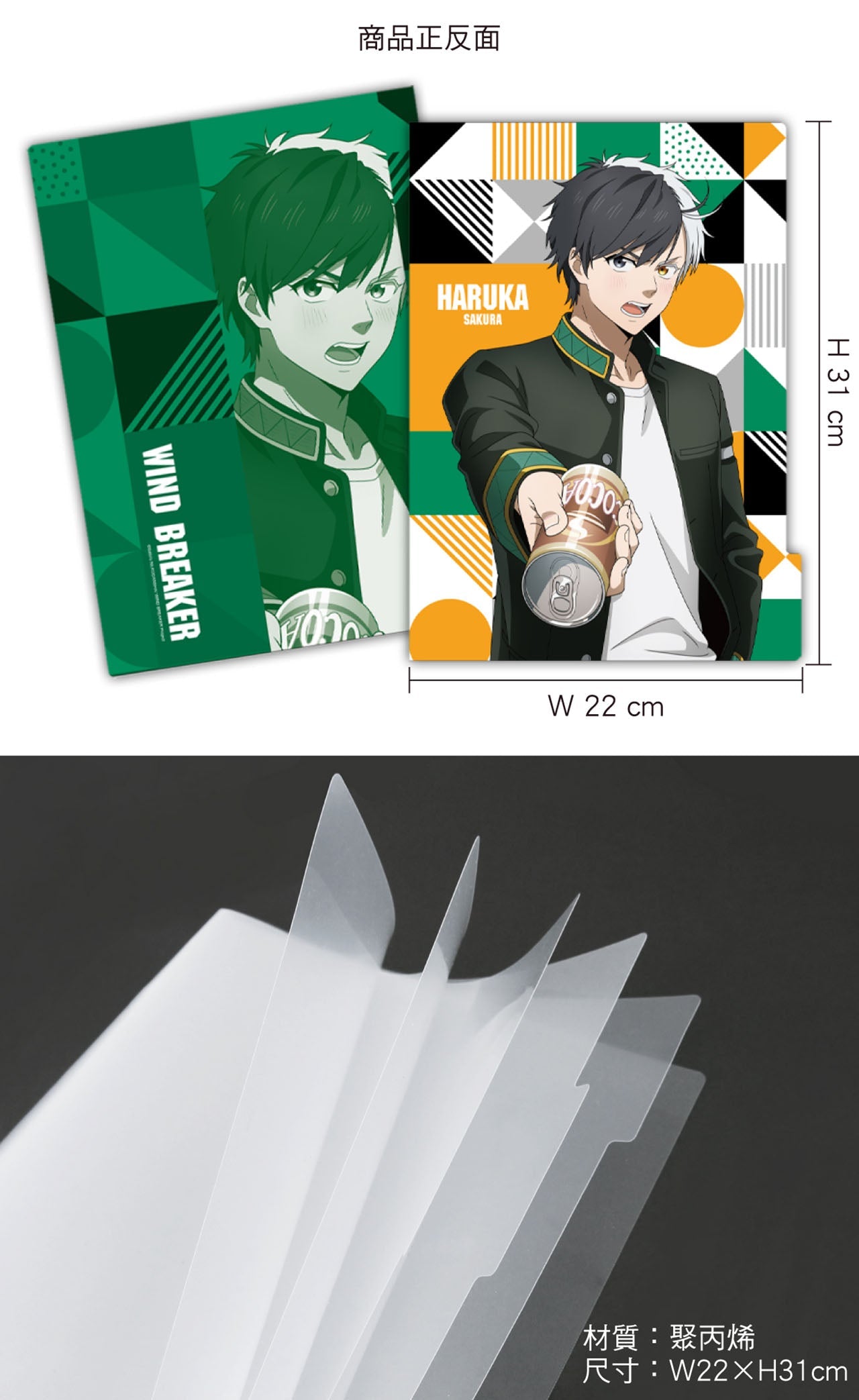 防風少年 五層資料夾 B款 櫻遙 - Microworks ACG