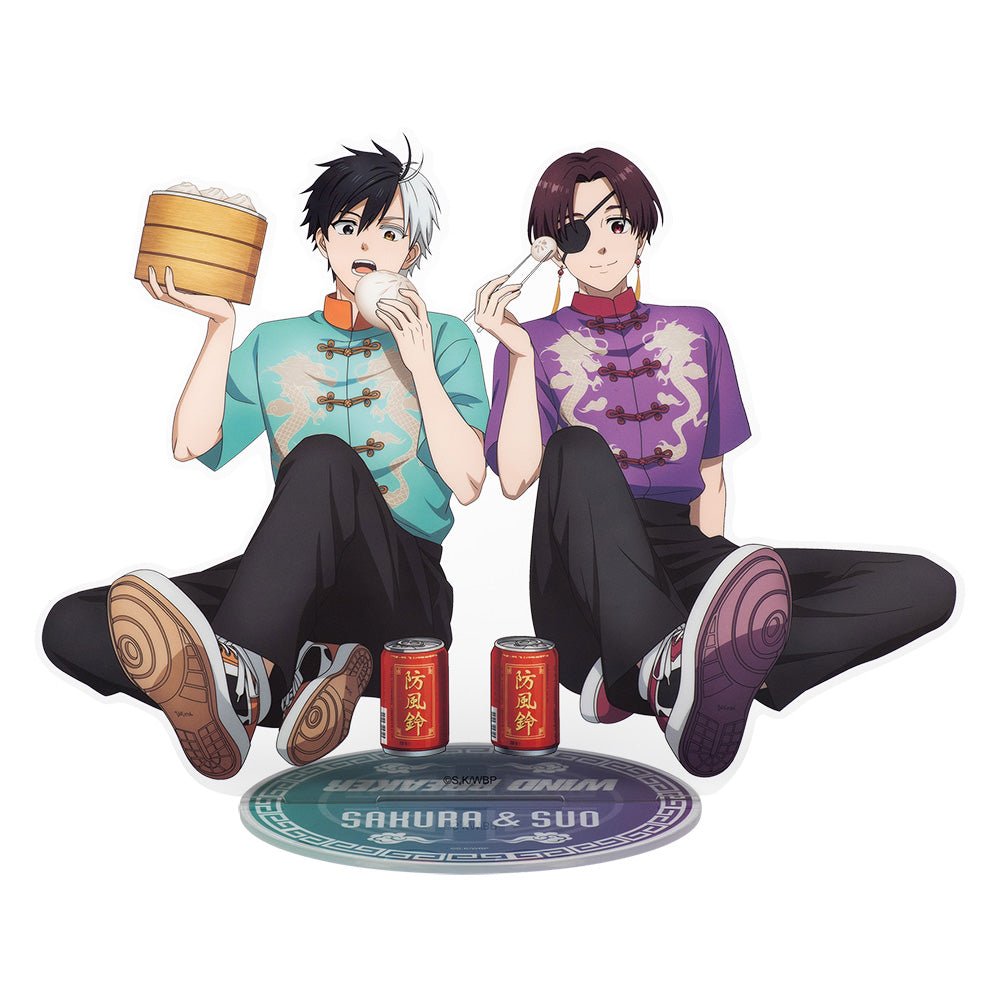 防風少年 30cm雙人壓克力立牌 A款 櫻+蘇枋 - Microworks ACG