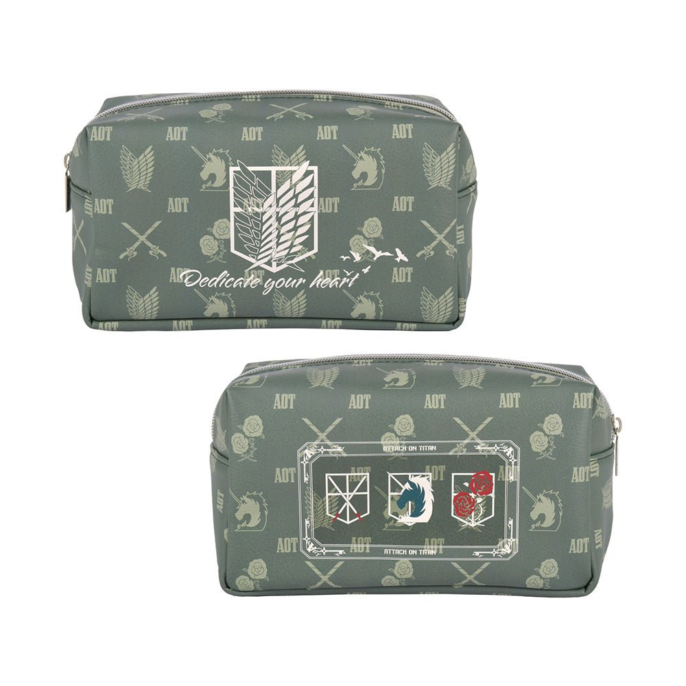 進擊的巨人 皮質隨身收納包 A款 軍團 - Microworks ACG