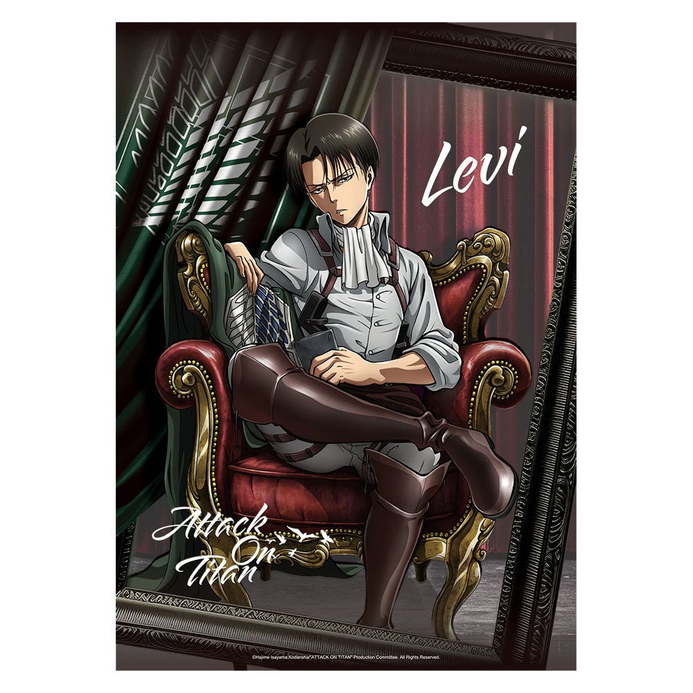 進擊的巨人 透明小海報 B款 里 - Microworks ACG
