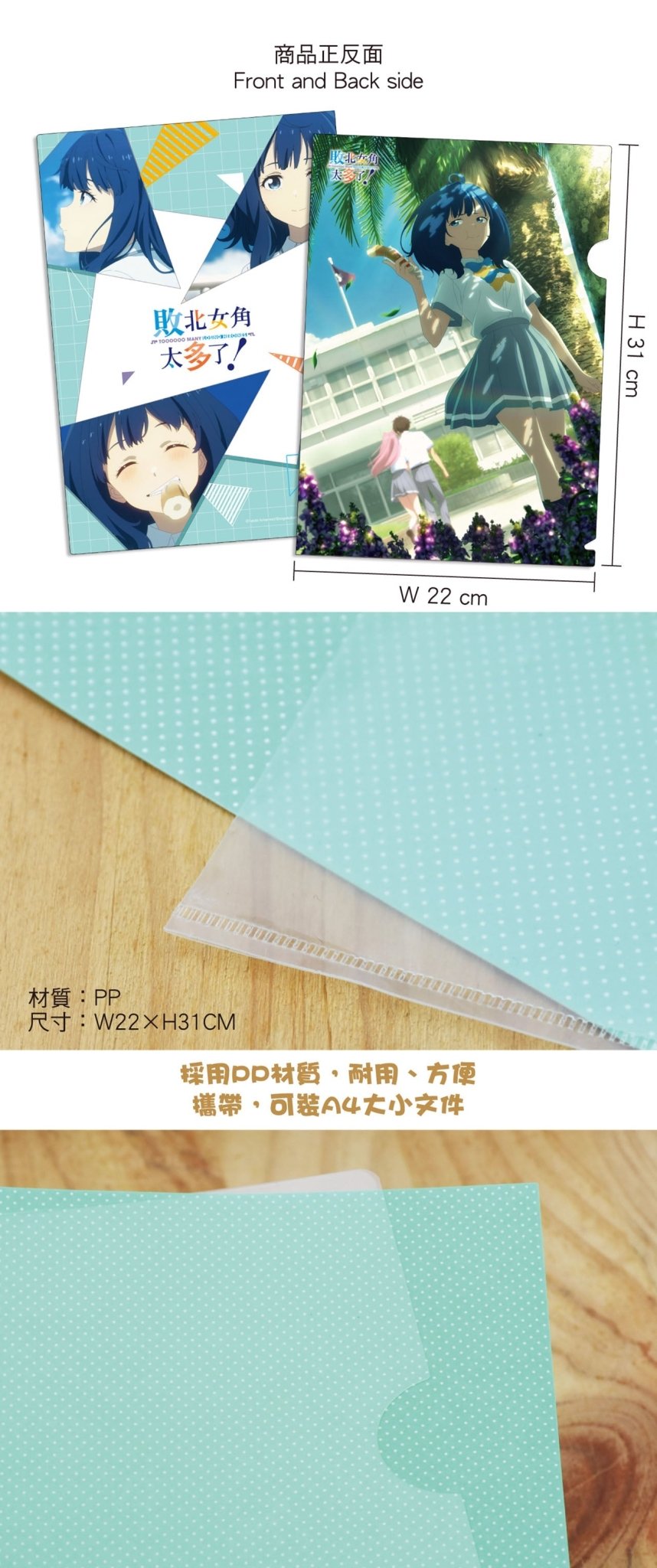 敗北女角太多了！ A4資料夾 B款 綜合 - Microworks ACG