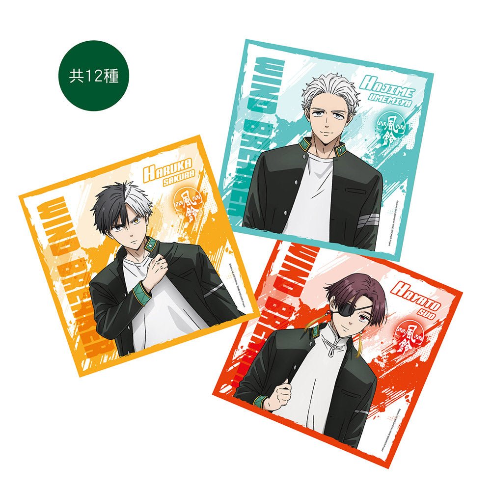 防風少年 色紙(20×20cm) B款 綜合 盲抽1個 (共12款) - Microworks ACG