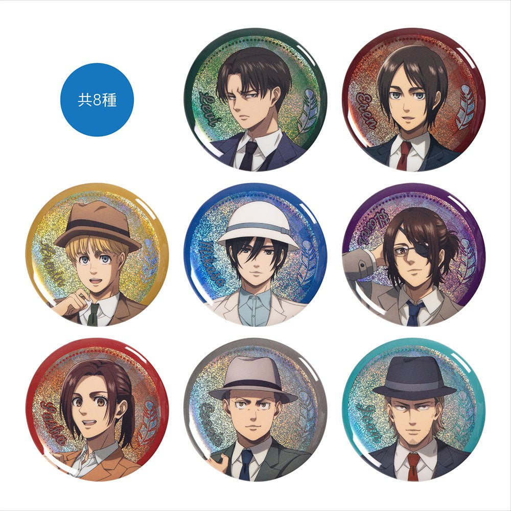 進擊的巨人 盲抽炫彩大胸章 盲抽1個 (共8款) - Microworks ACG