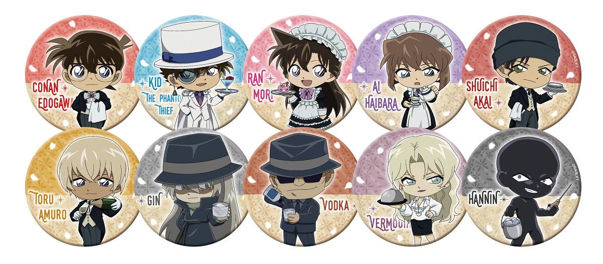 名偵探柯南 7.5cm胸章 10款隨機 - Microworks ACG