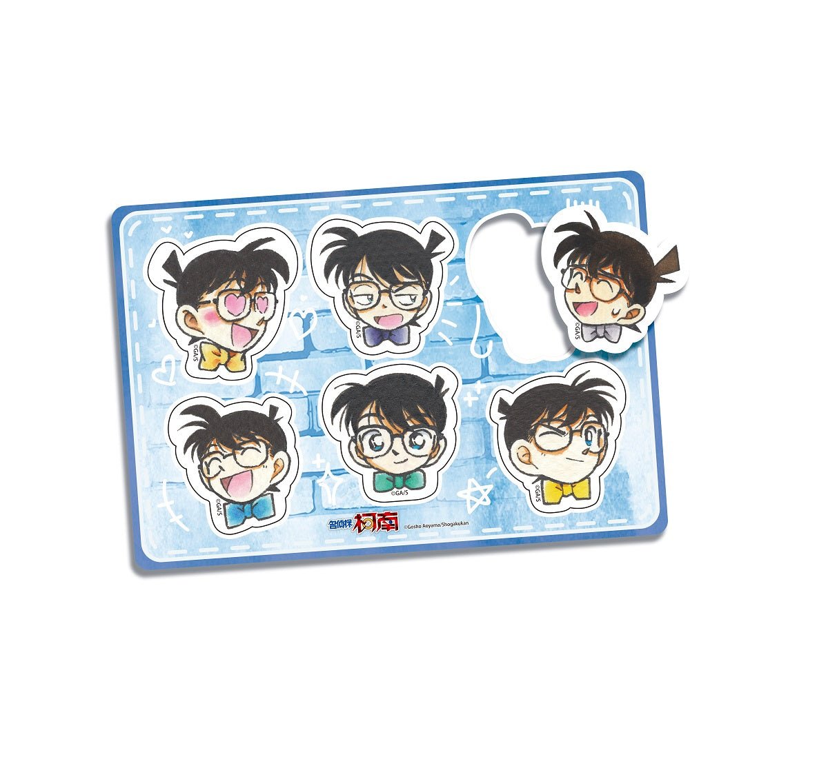 名偵探柯南原畫展 造型磁鐵 開口笑 - Microworks ACG