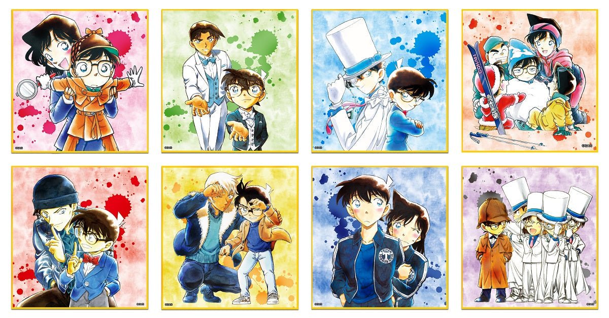 名偵探柯南原畫展 冷燙色紙 8款隨機 - Microworks ACG