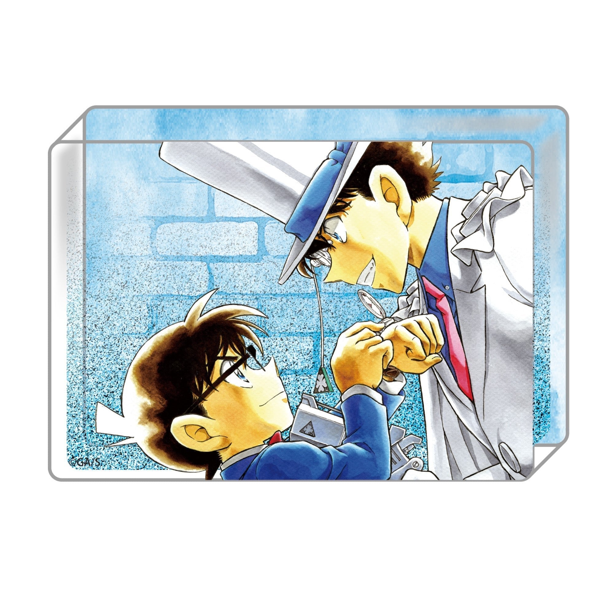 名偵探柯南原畫 流沙壓克力磚 柯基 - Microworks ACG