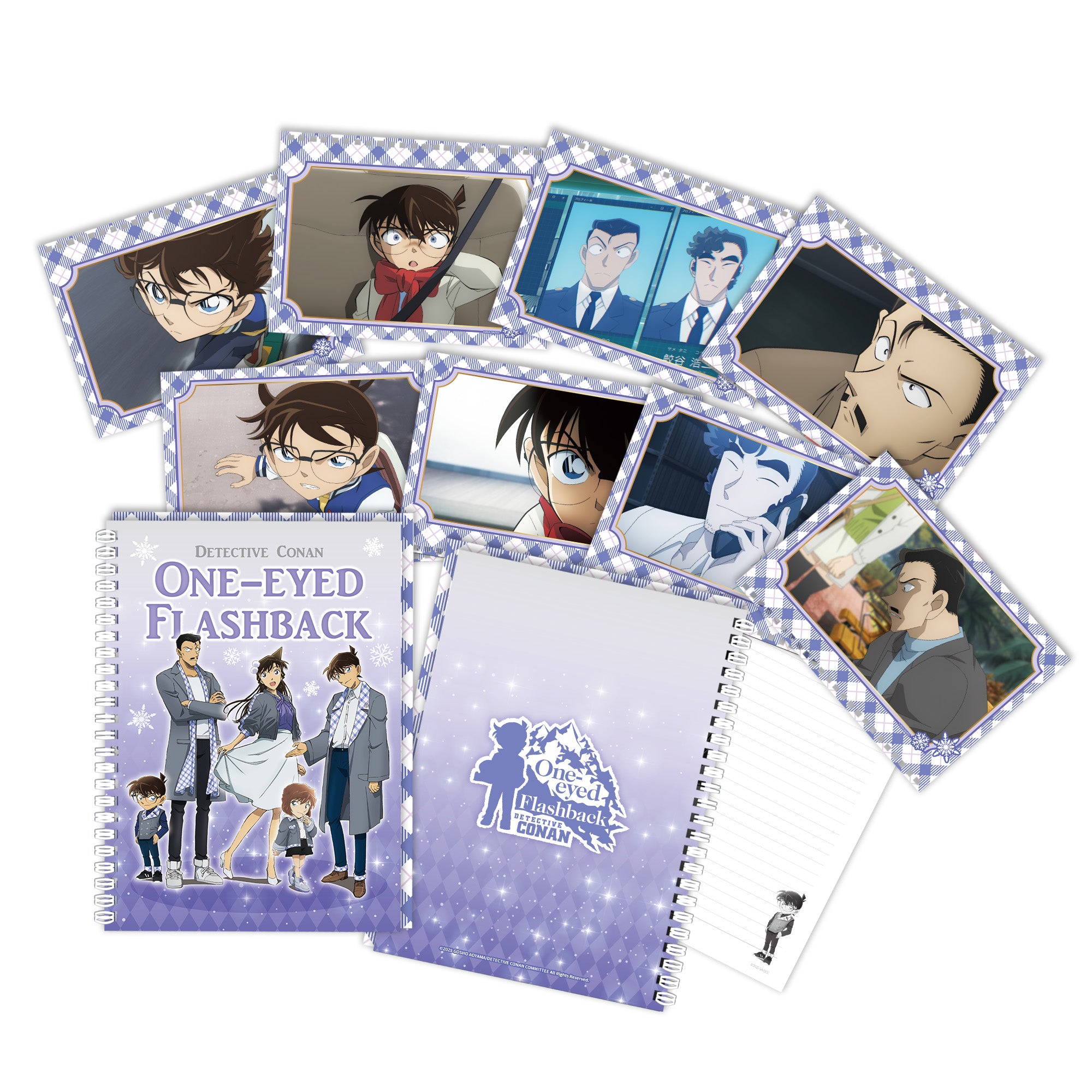 名偵探柯南：獨眼的殘像 A5圈裝筆記本 柯南組 - Microworks ACG