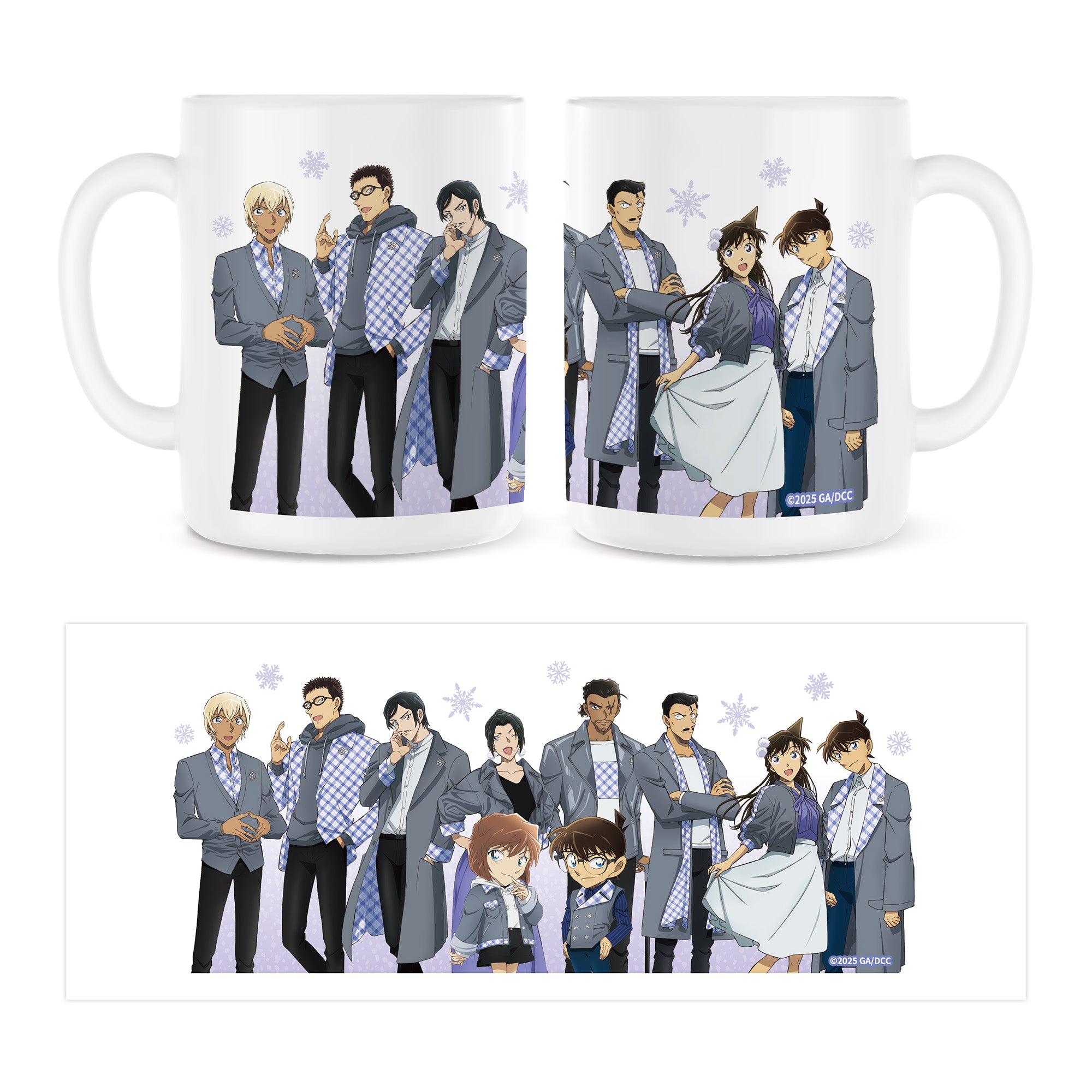 名偵探柯南：獨眼的殘像 陶瓷杯 雪花 - Microworks ACG