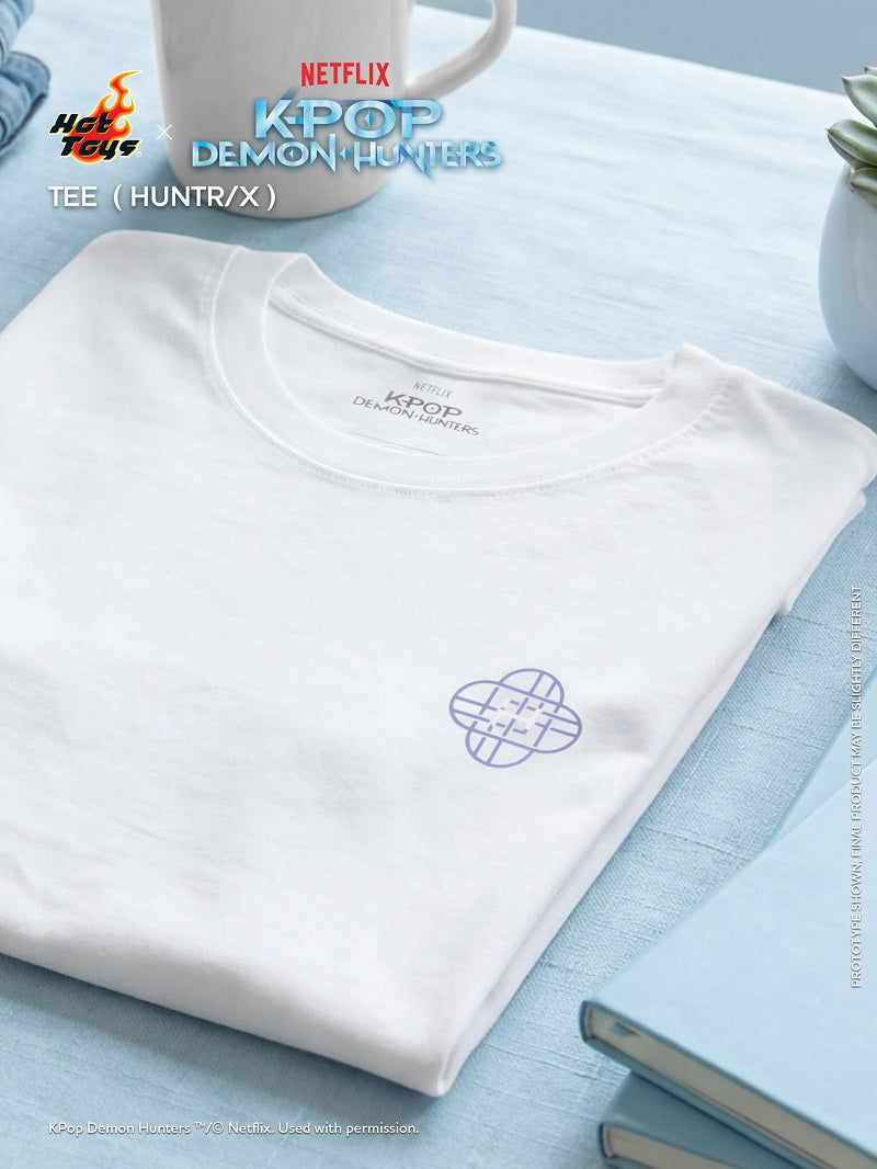 KPop Demon Hunters HUNTR/X 主題T-Shirt (白色)