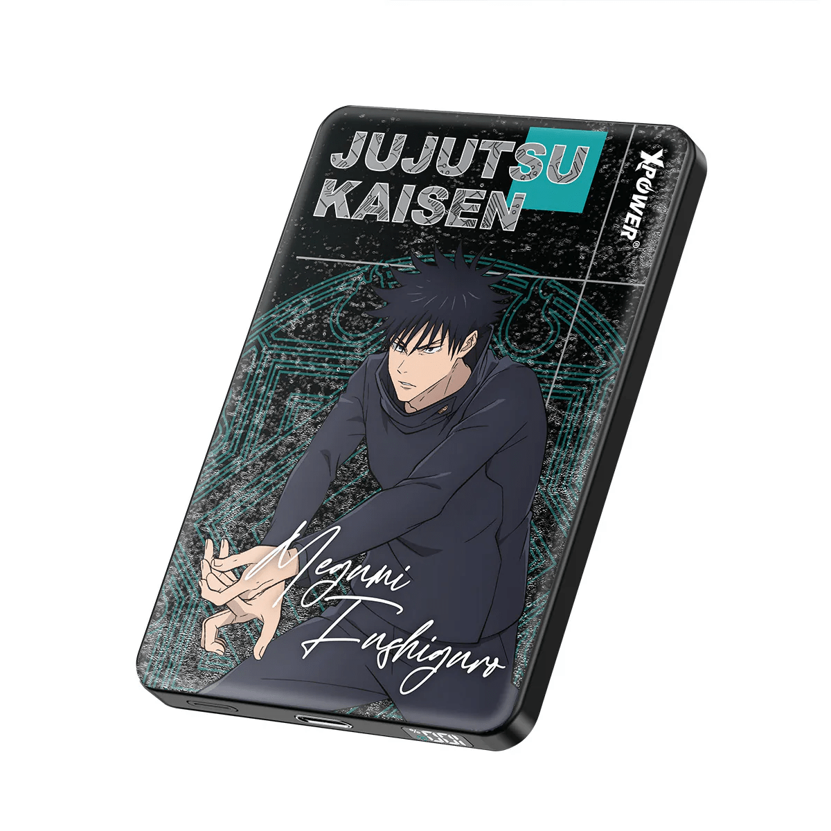 XPower《咒術迴戰》MagSafe 3合1 10000mAh超薄數顯無線充電器 - Microworks ACG