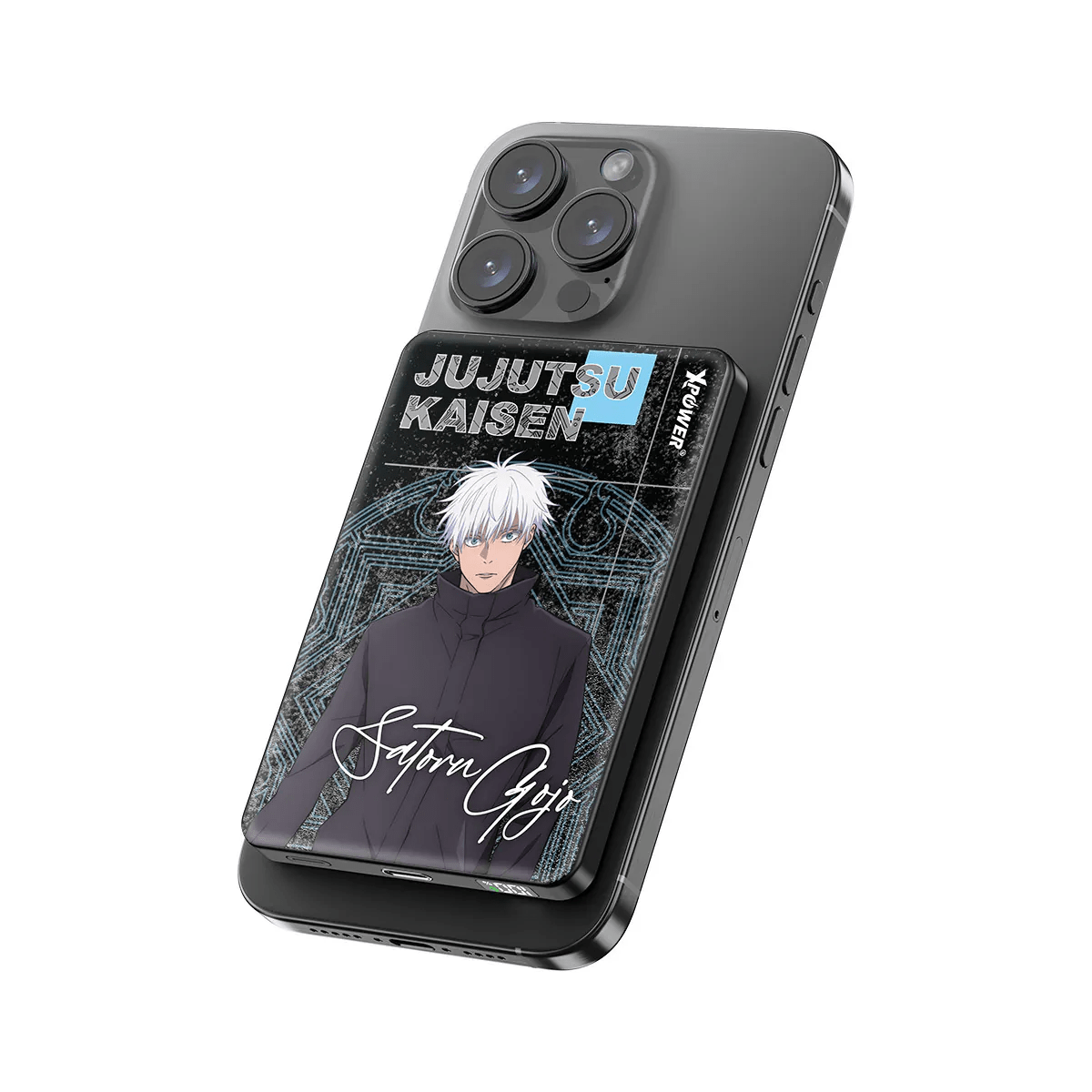 XPower《咒術迴戰》MagSafe 3合1 10000mAh超薄數顯無線充電器 - Microworks ACG