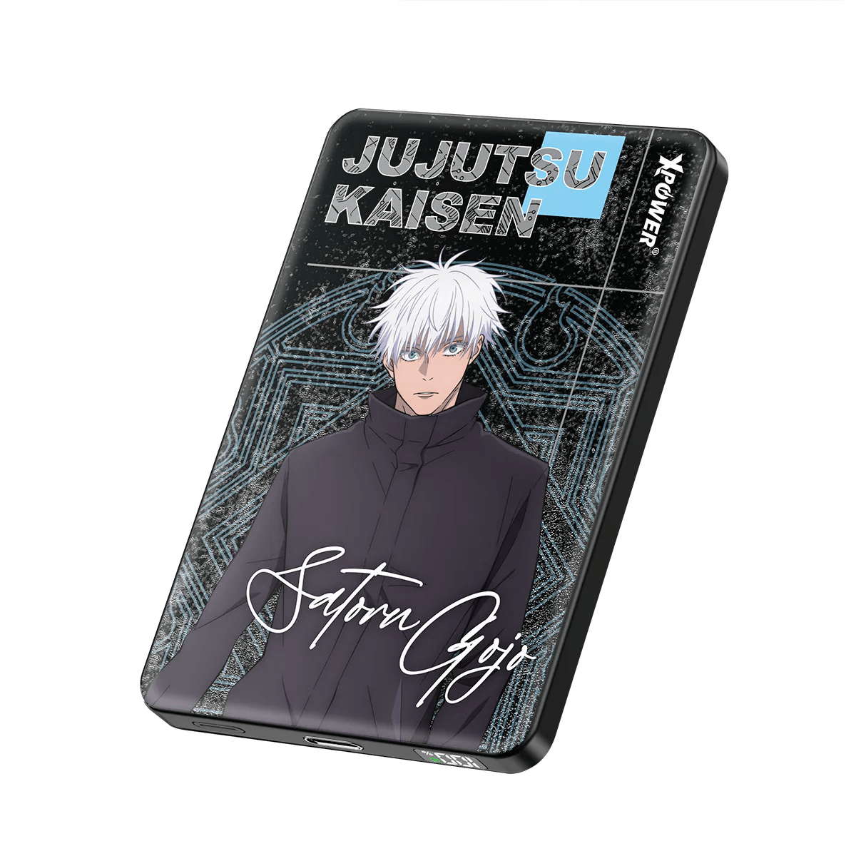 XPower《咒術迴戰》MagSafe 3合1 10000mAh超薄數顯無線充電器 - Microworks ACG