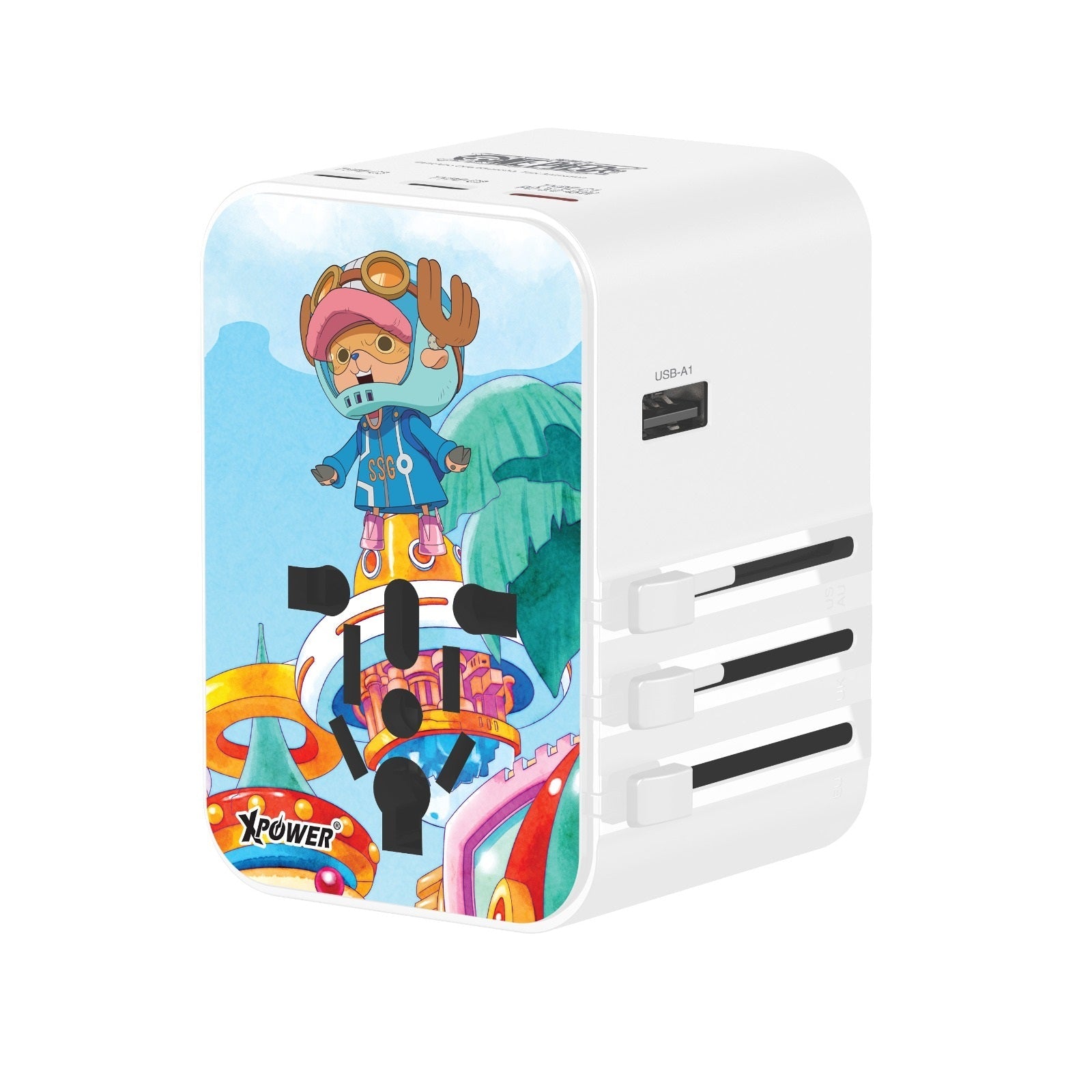 XPower《海賊王》6輸出 45W PD/PPS GaN旅行充電器 - Microworks ACG