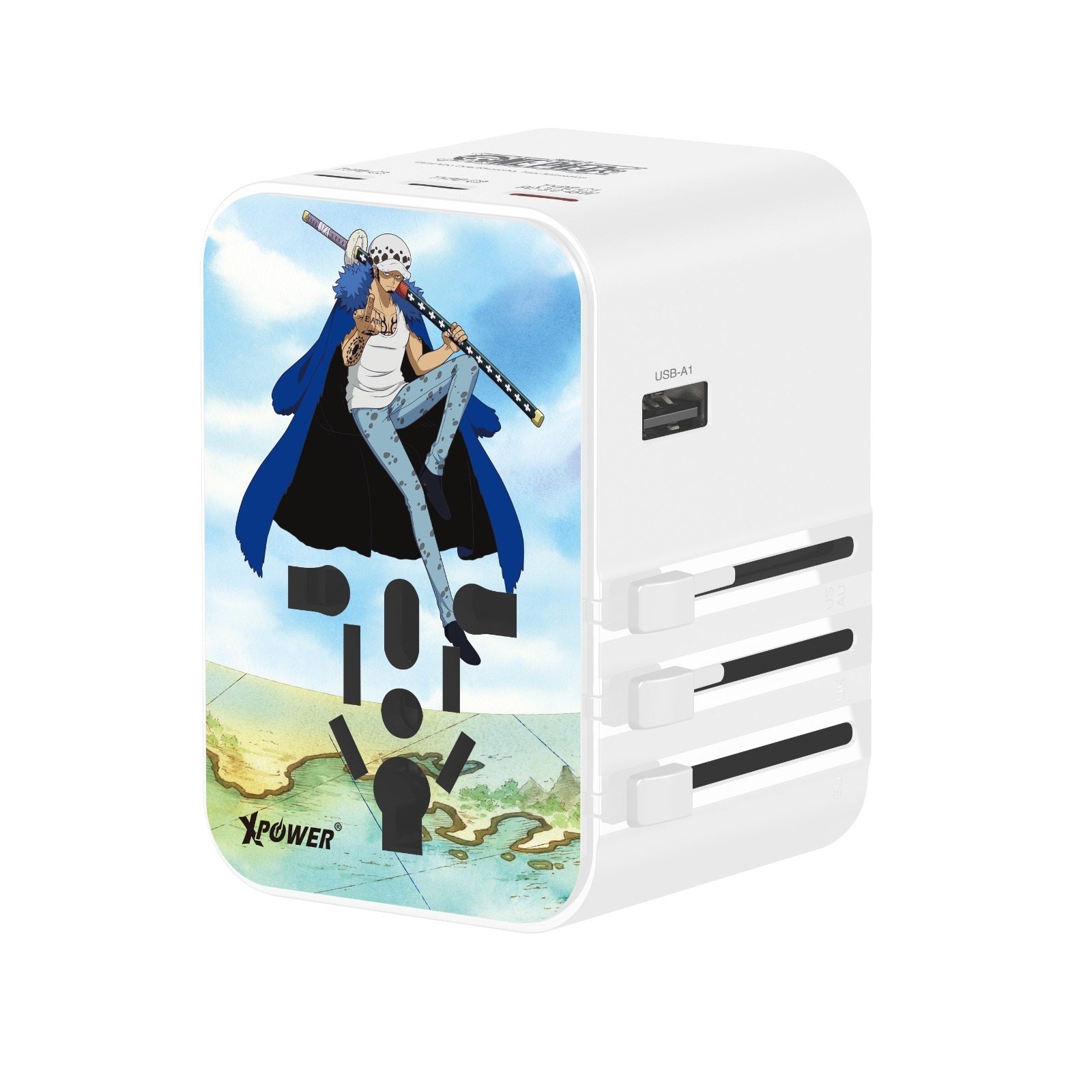 XPower《海賊王》6輸出 45W PD/PPS GaN旅行充電器 - Microworks ACG