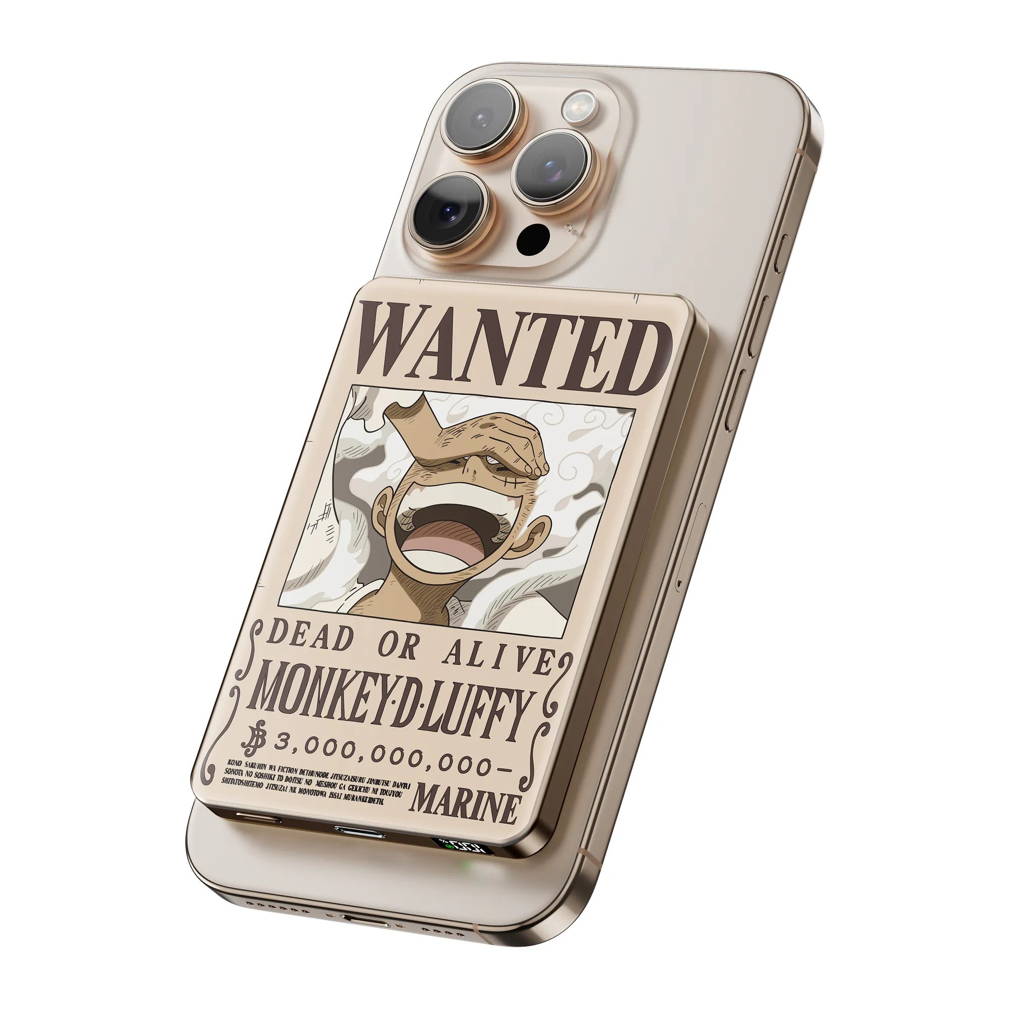 XPower《海賊王》MagSafe 3合1 10000mAh超薄數顯無線充電器 - Microworks ACG