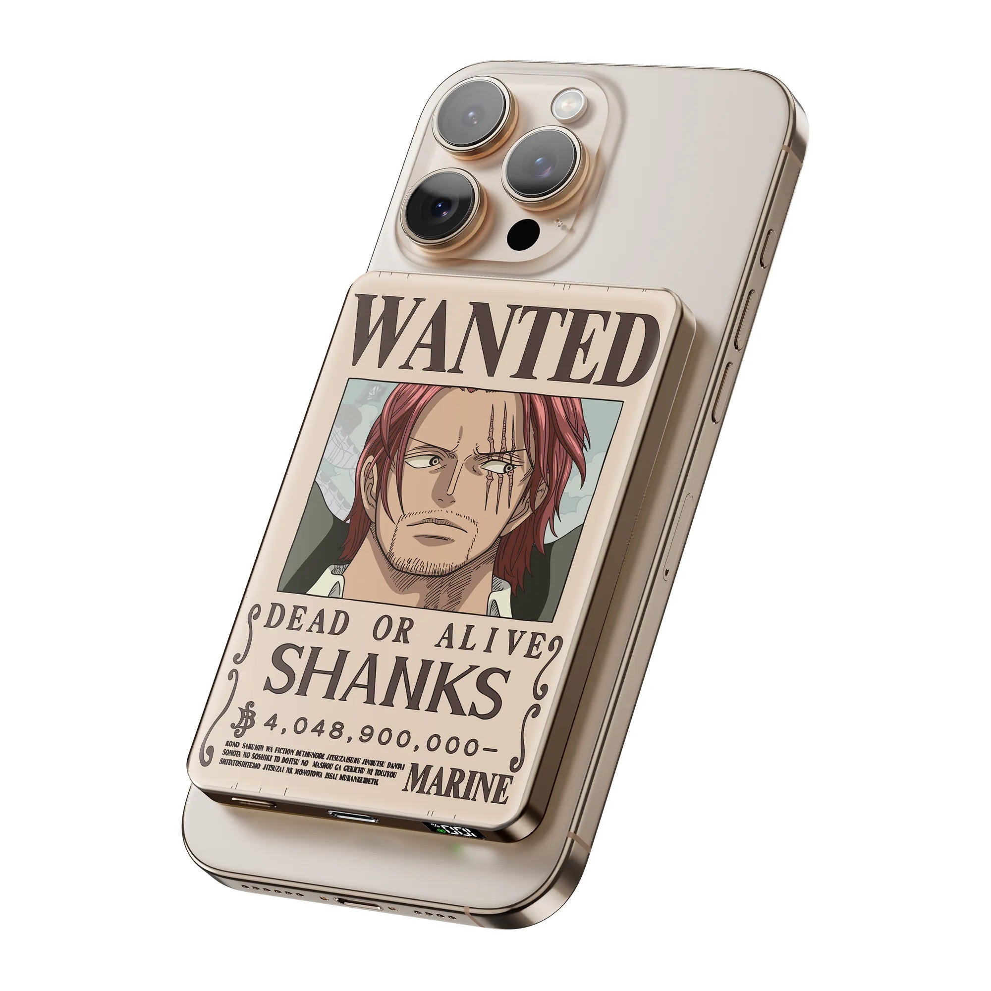 XPower《海賊王》MagSafe 3合1 10000mAh超薄數顯無線充電器 - Microworks ACG