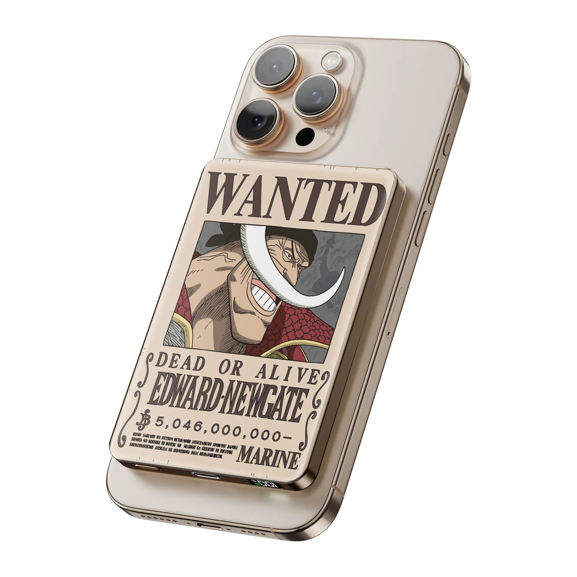 XPower《海賊王》MagSafe 3合1 10000mAh超薄數顯無線充電器 - Microworks ACG