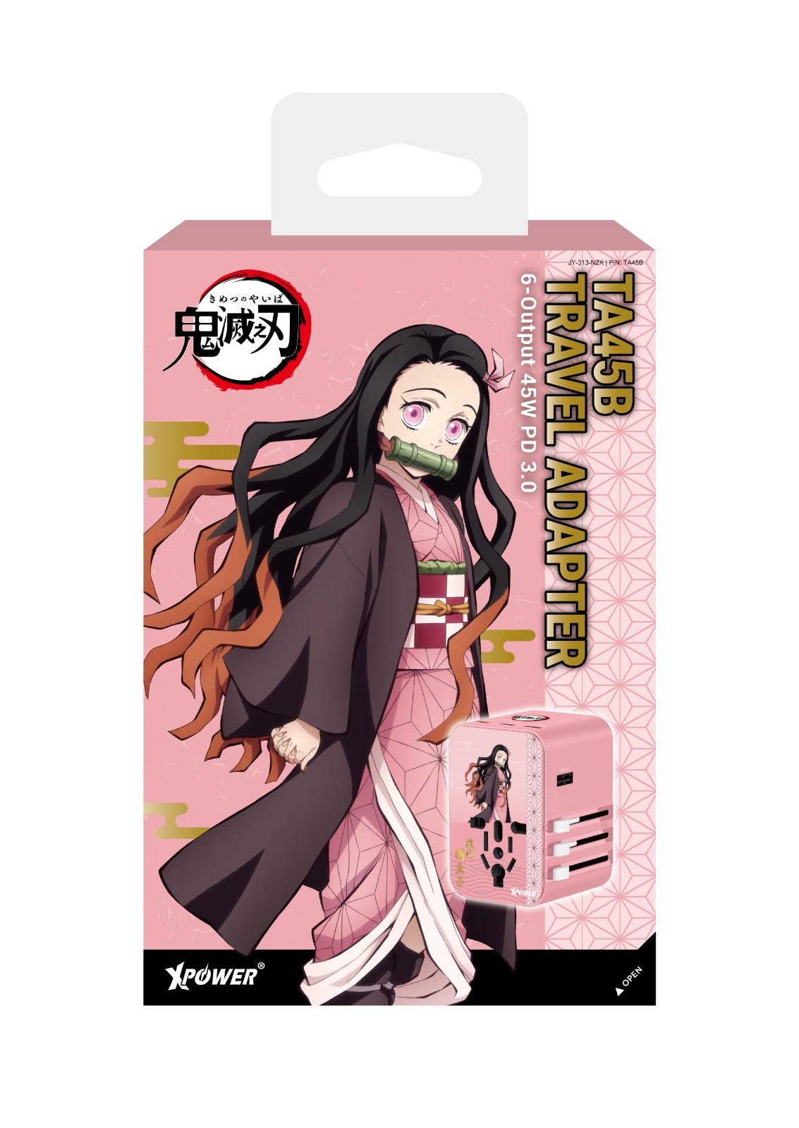 《預訂》XPower 鬼滅之刃 TA45B 45W 6輸出 PD3.0/PPS旅行充電器 - Microworks ACG