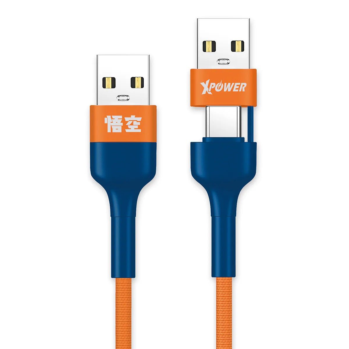 《預訂》XPower x 龍珠Z BC24 8合1 2出4 100W PD3.0鋁合金傳輸高速充電線 (悟空) - Microworks ACG
