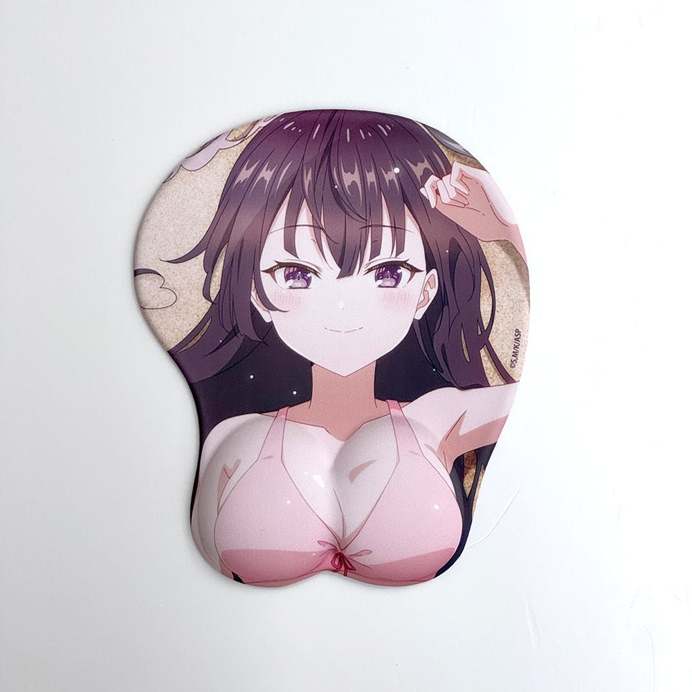 不時輕聲地以俄語遮羞的鄰座艾莉同學 滑鼠墊 周防有希 (泳裝) - Microworks ACG