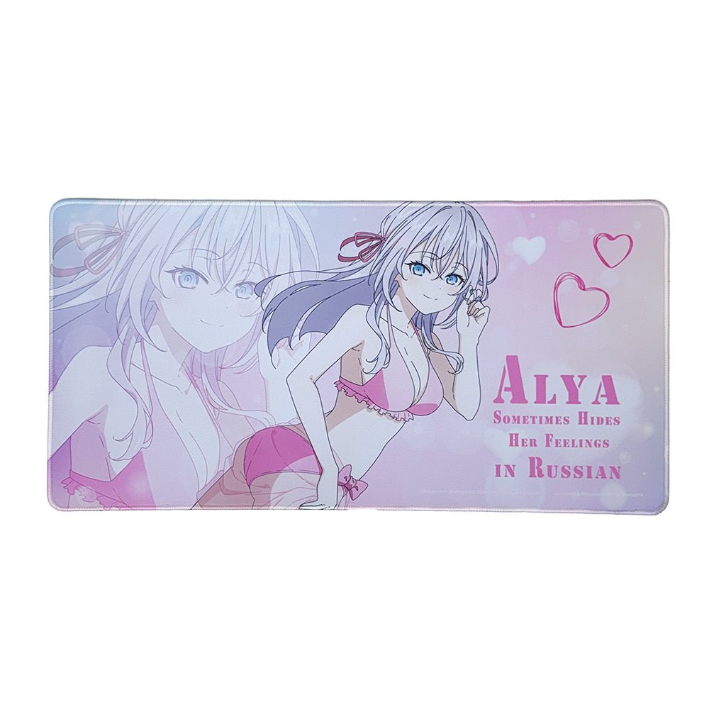 不時輕聲地以俄語遮羞的鄰座艾莉同學 大枱墊 艾莉莎 - Microworks ACG