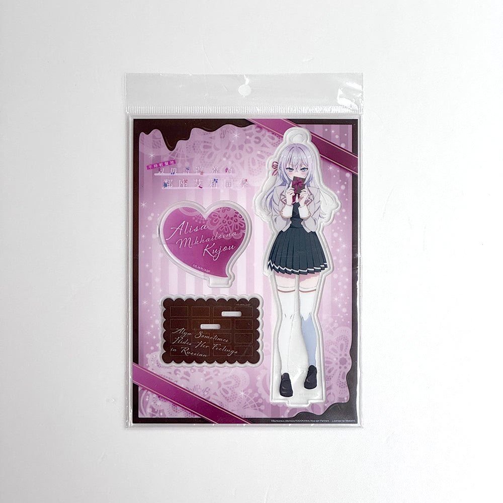 不時輕聲地以俄語遮羞的鄰座艾莉同學 角色立牌 艾莉莎 (情人節ver.) - Microworks ACG