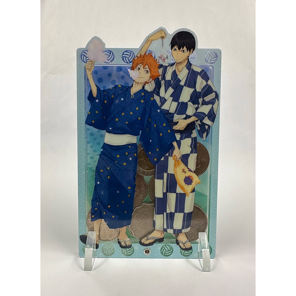 排球少年!! 立牌型壓克力錢箱 日向 & 影山 (浴衣) - Microworks ACG