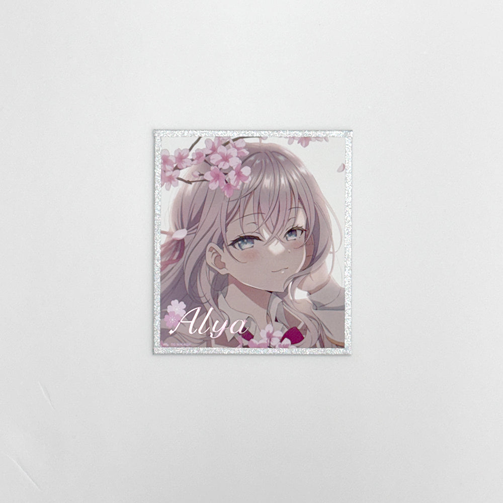 不時輕聲地以俄語遮羞的鄰座艾莉同學 角色色紙 艾莉莎 (櫻花)