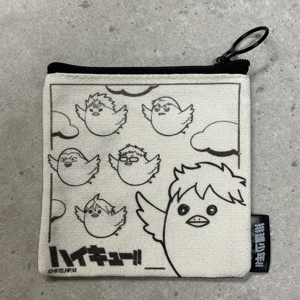 排球少年!! 雙面零錢包 烏鴉 白 - Microworks ACG