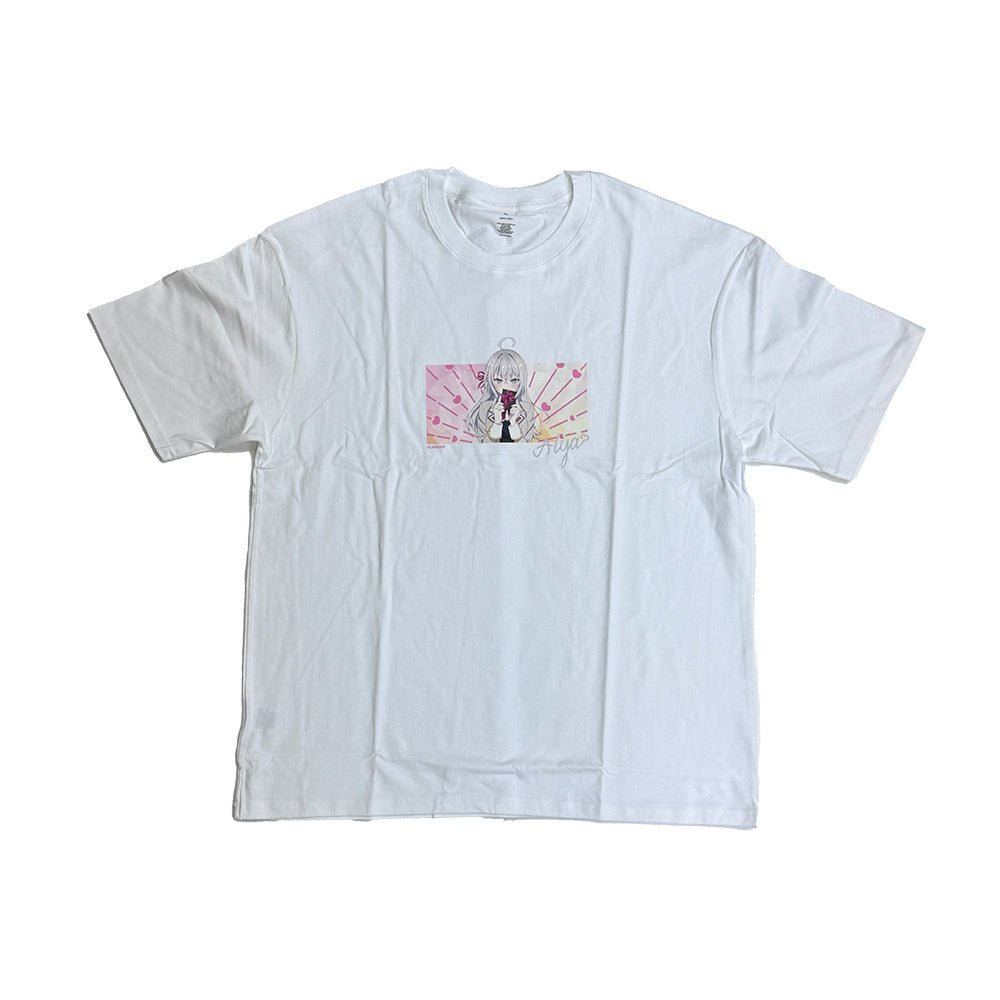 不時輕聲地以俄語遮羞的鄰座艾莉同學 T-shirt 艾莉莎 (情人節ver.) - Microworks ACG