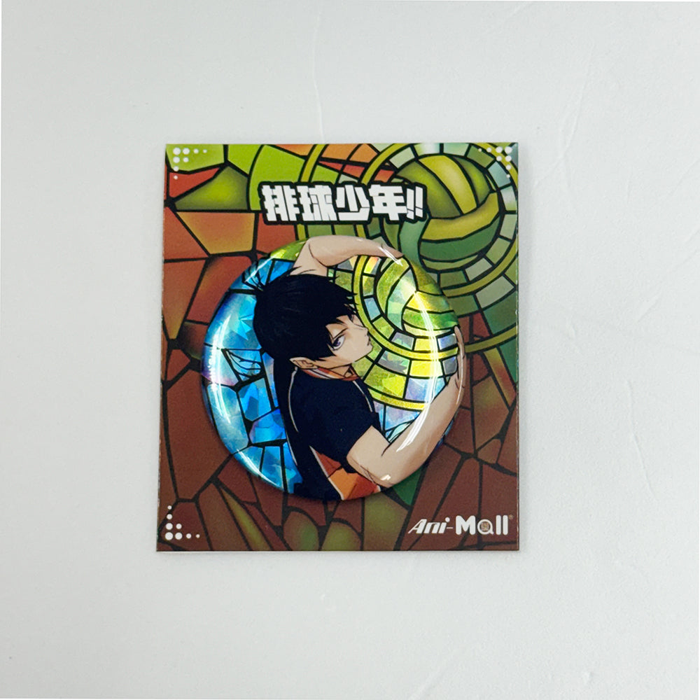 排球少年!! 彩繪玻璃風58mm徽章