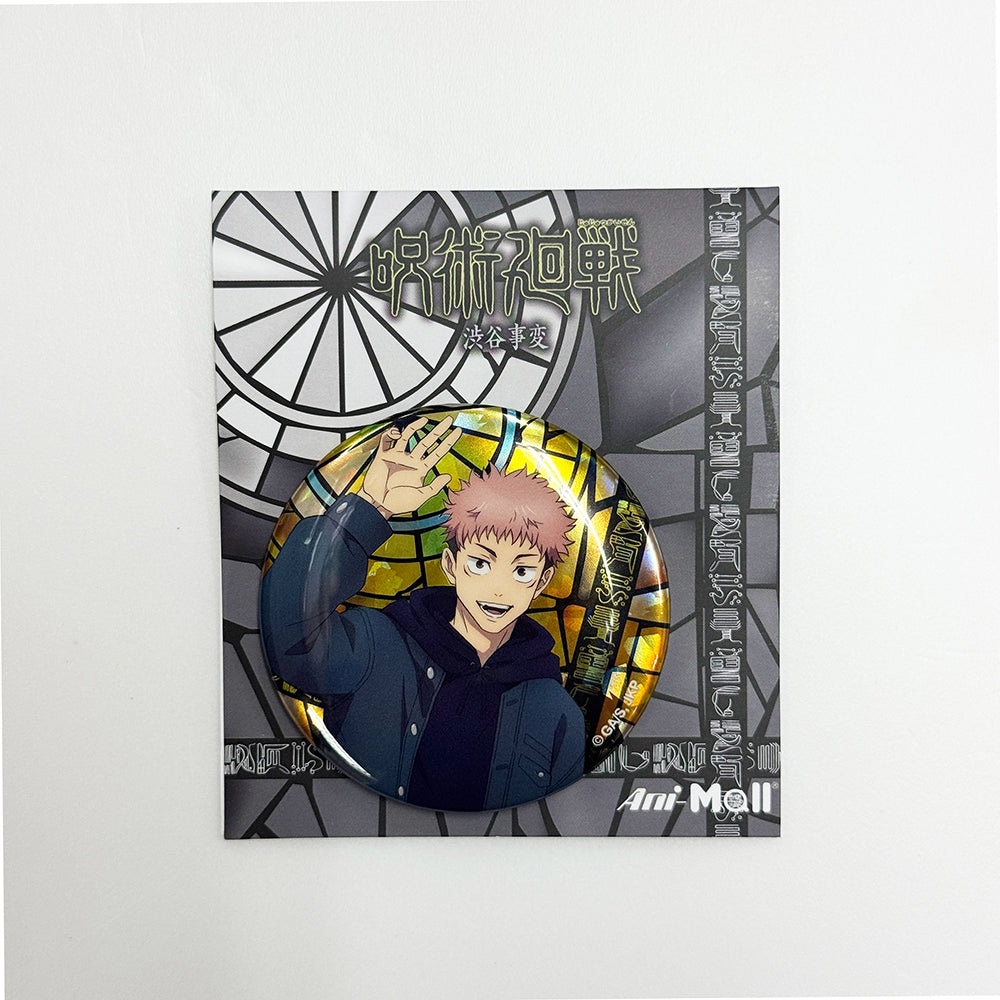 咒術迴戰 彩繪玻璃風58mm徽章