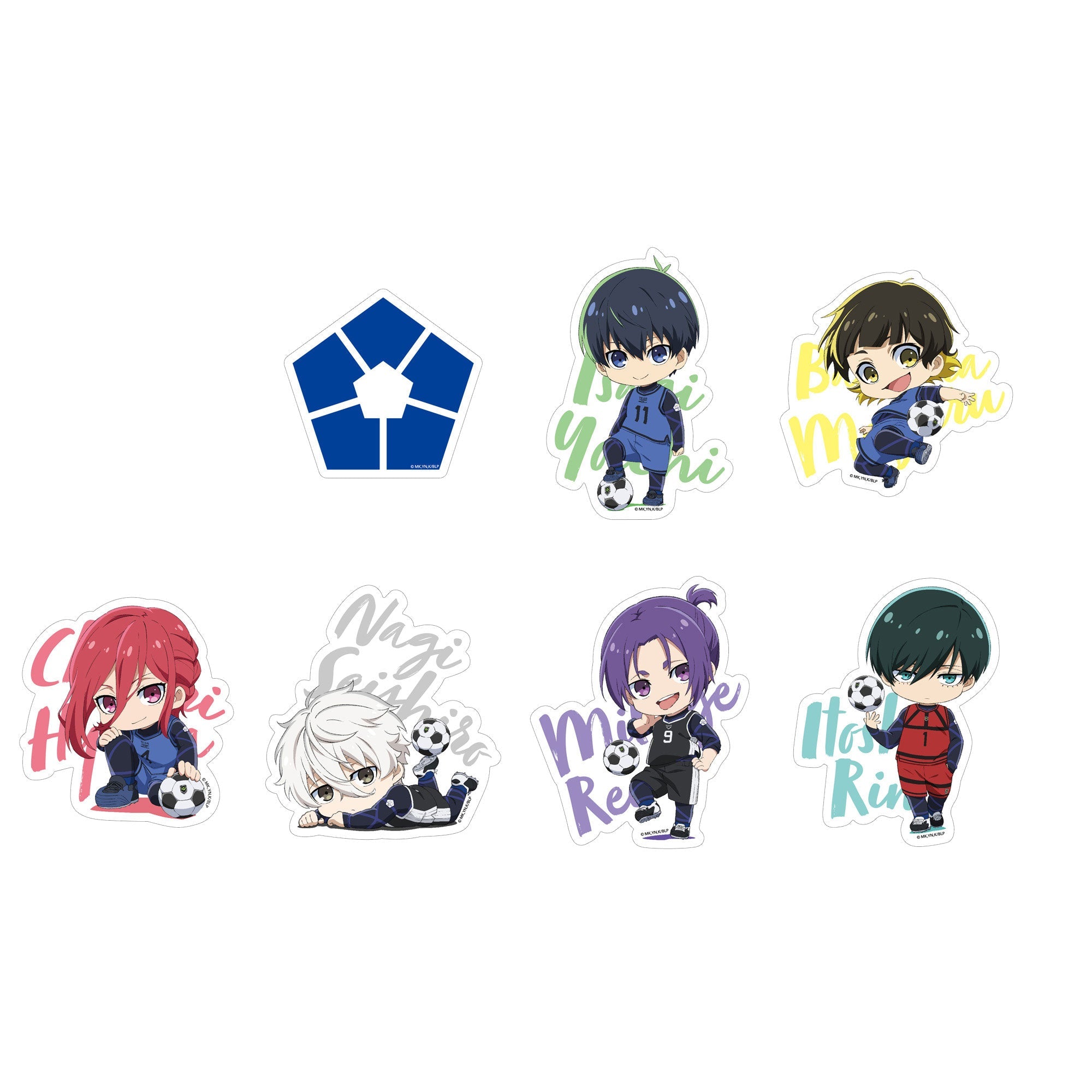 藍色監獄 貼紙套裝 全角色 - Microworks ACG