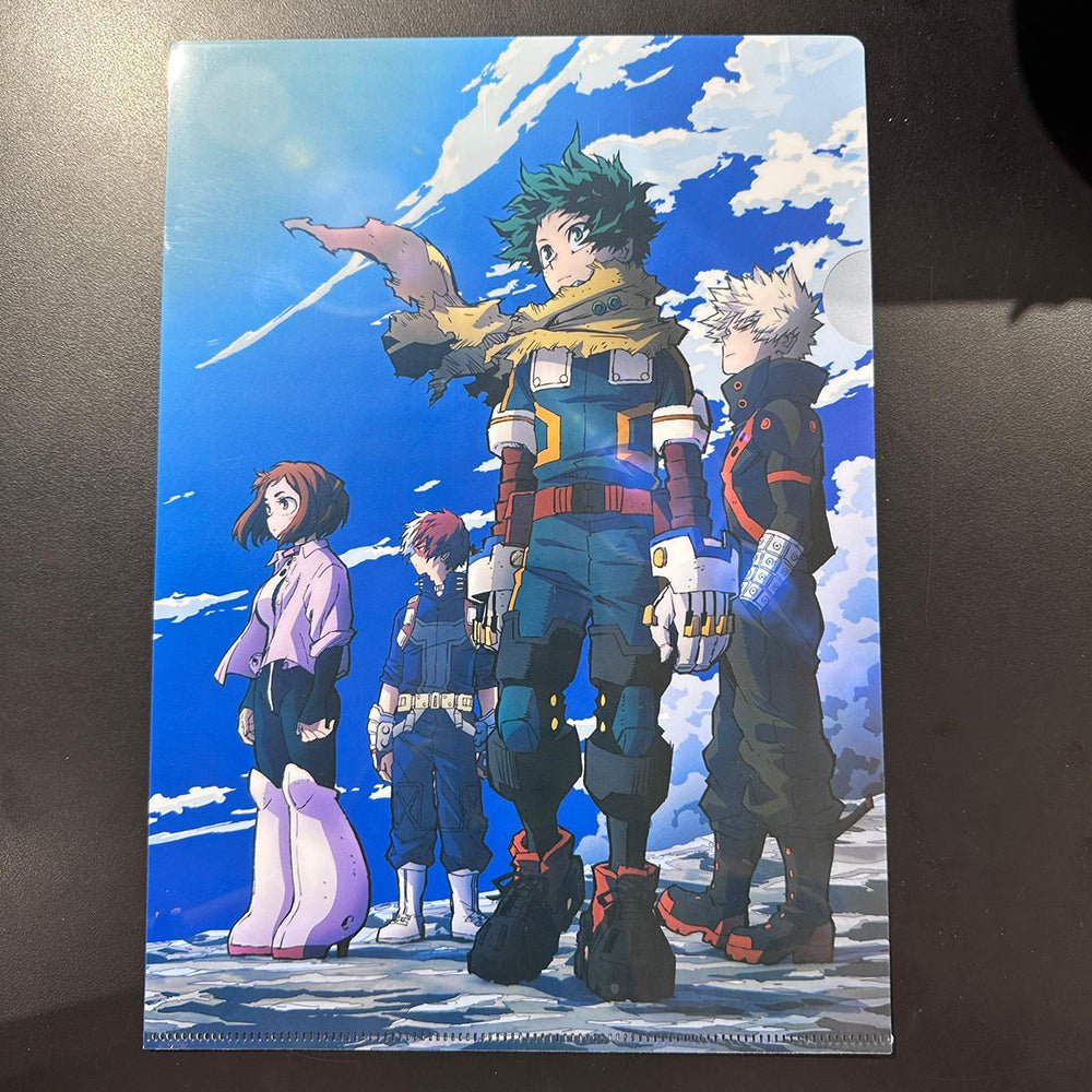 我的英雄學院 A4文件夾 藍色 各角色 - Microworks ACG