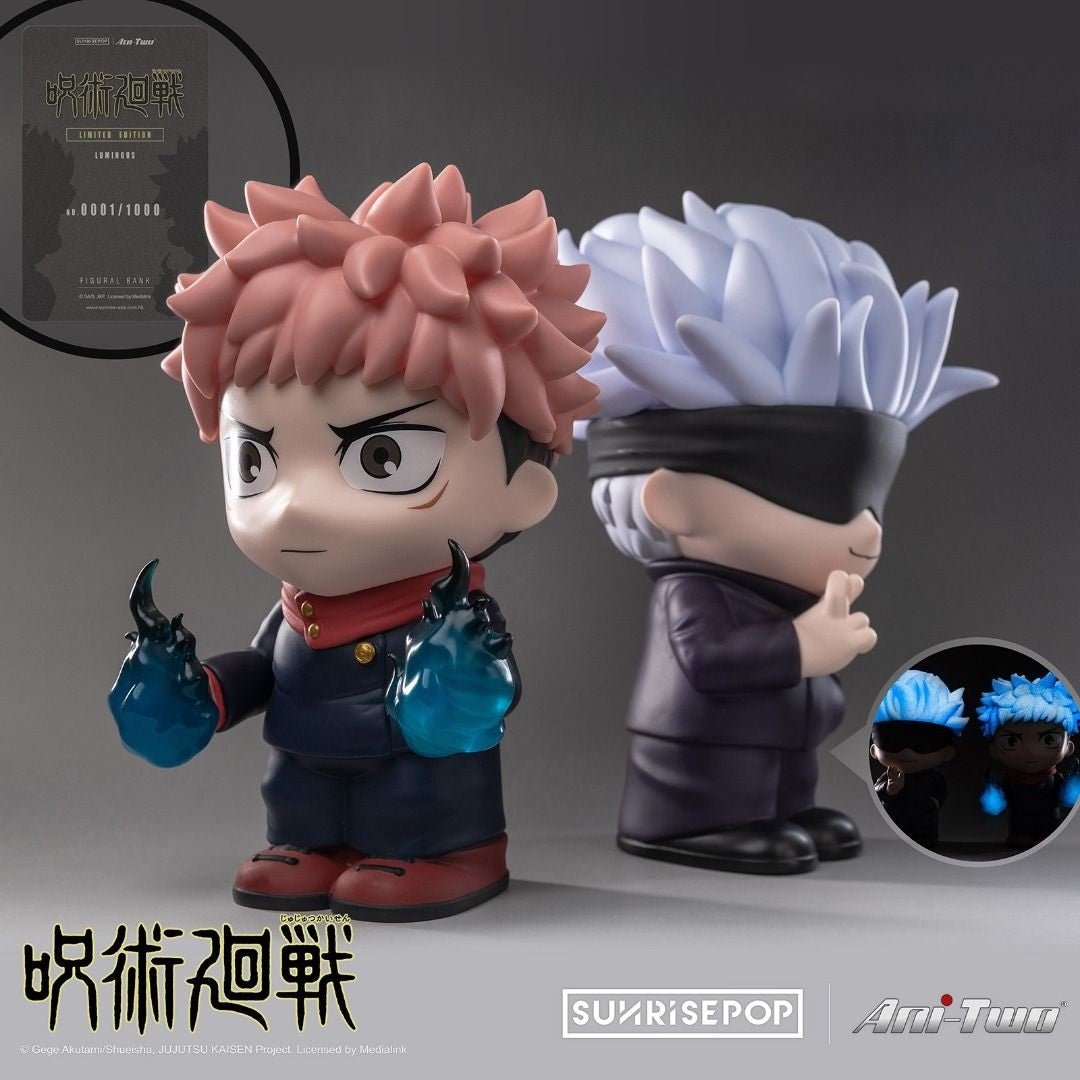 SUNRISEPOP [COIN BANK公仔]《咒術迴戰》虎杖 五條悟 - 夜光限定套裝 - Microworks ACG